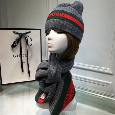 generic gucci beanie and scarf